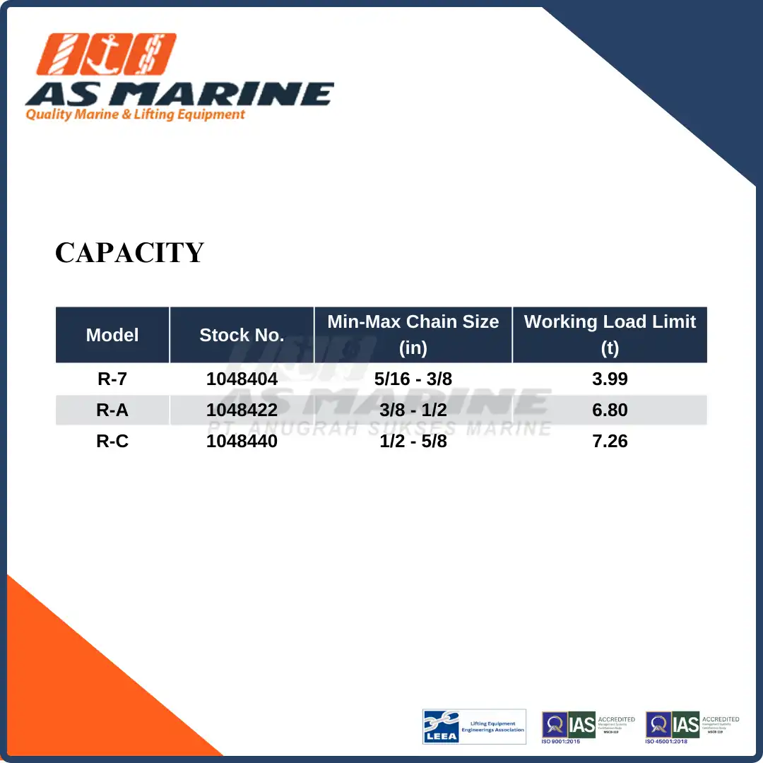 Capacity L140 Crosby USA